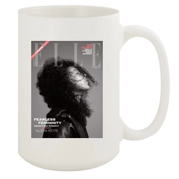 Alicia Keys 15oz White Mug