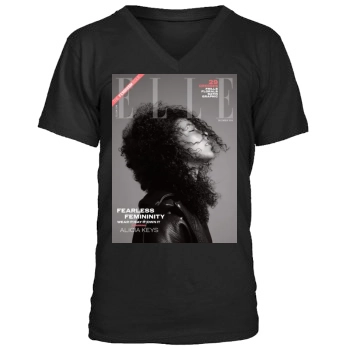 Alicia Keys Men's V-Neck T-Shirt