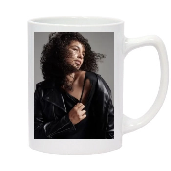 Alicia Keys 14oz White Statesman Mug