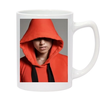 Alicia Keys 14oz White Statesman Mug