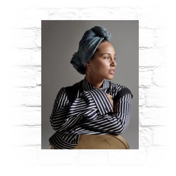 Alicia Keys Metal Wall Art