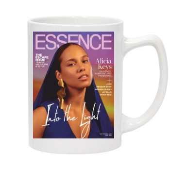 Alicia Keys 14oz White Statesman Mug