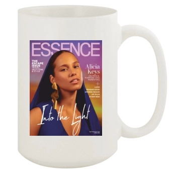 Alicia Keys 15oz White Mug