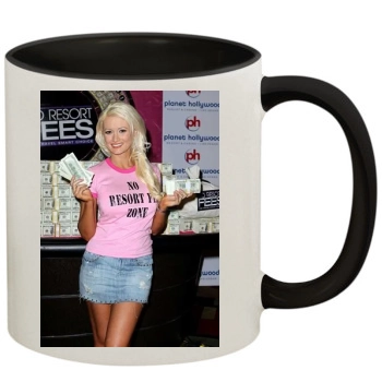 Holly Madison 11oz Colored Inner & Handle Mug