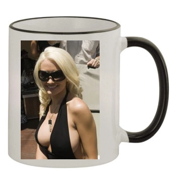 Holly Madison 11oz Colored Rim & Handle Mug