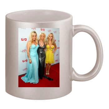 Holly Madison 11oz Metallic Silver Mug