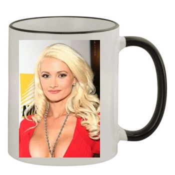 Holly Madison 11oz Colored Rim & Handle Mug