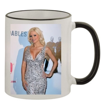 Holly Madison 11oz Colored Rim & Handle Mug