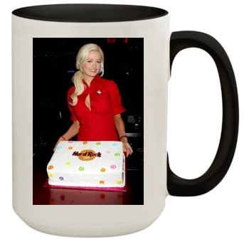 Holly Madison 15oz Colored Inner & Handle Mug