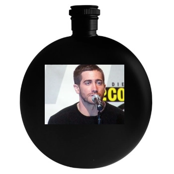 Jake Gyllenhaal Round Flask