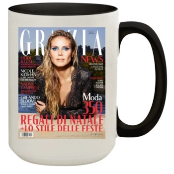 Heidi Klum 15oz Colored Inner & Handle Mug