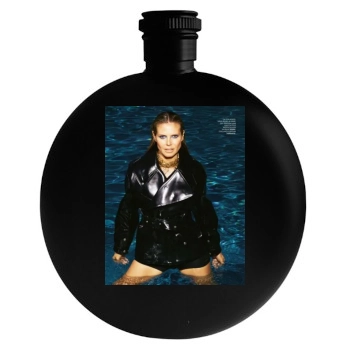 Heidi Klum Round Flask