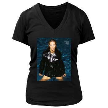 Heidi Klum Women's Deep V-Neck TShirt