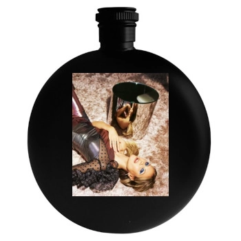 Heidi Klum Round Flask