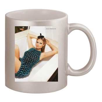 Heidi Klum 11oz Metallic Silver Mug