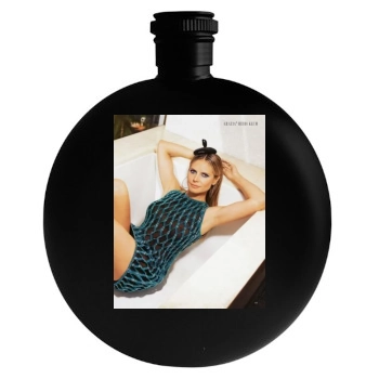 Heidi Klum Round Flask