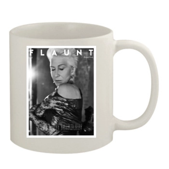 Helen Mirren 11oz White Mug