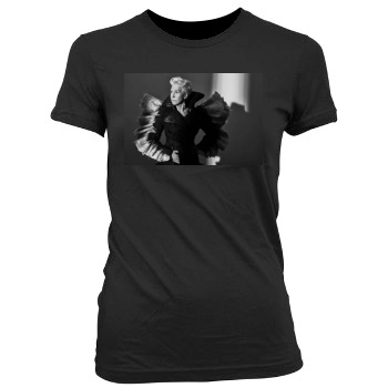 Helen Mirren Women's Junior Cut Crewneck T-Shirt