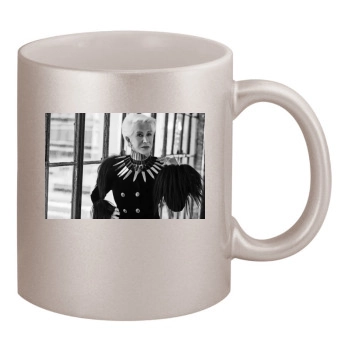 Helen Mirren 11oz Metallic Silver Mug