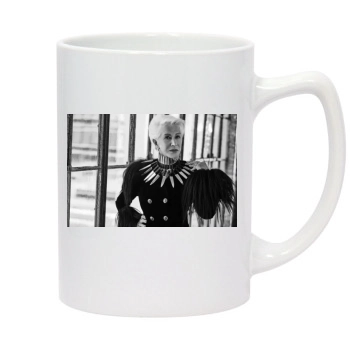 Helen Mirren 14oz White Statesman Mug