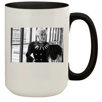 Helen Mirren 15oz Colored Inner & Handle Mug