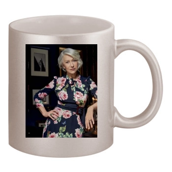 Helen Mirren 11oz Metallic Silver Mug