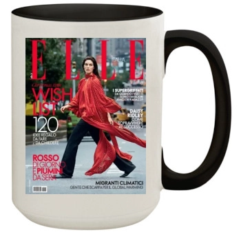 Hilary Rhoda 15oz Colored Inner & Handle Mug