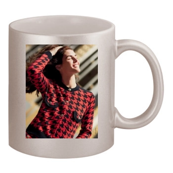 Hilary Rhoda 11oz Metallic Silver Mug