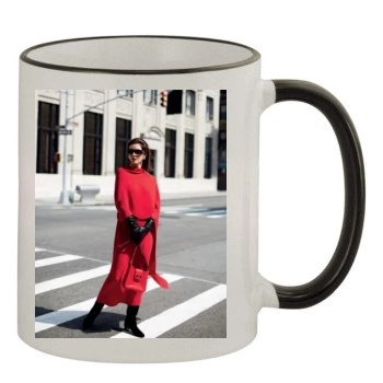 Hilary Rhoda 11oz Colored Rim & Handle Mug