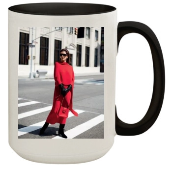 Hilary Rhoda 15oz Colored Inner & Handle Mug