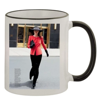 Hilary Rhoda 11oz Colored Rim & Handle Mug