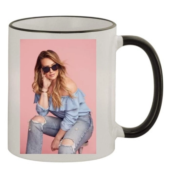 Hilary Duff 11oz Colored Rim & Handle Mug