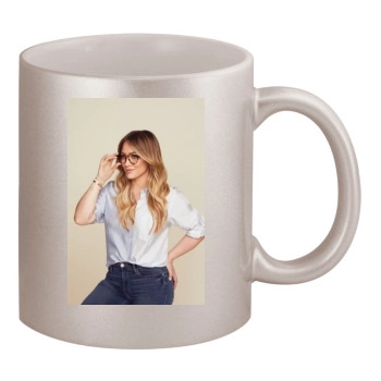 Hilary Duff 11oz Metallic Silver Mug