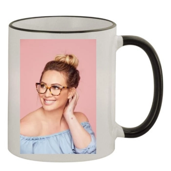 Hilary Duff 11oz Colored Rim & Handle Mug