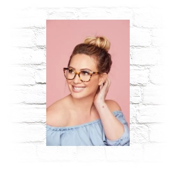 Hilary Duff Metal Wall Art