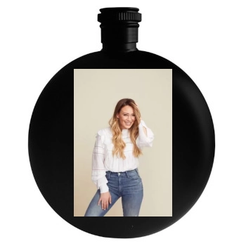 Hilary Duff Round Flask