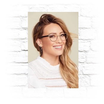 Hilary Duff Metal Wall Art