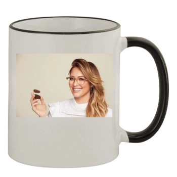 Hilary Duff 11oz Colored Rim & Handle Mug