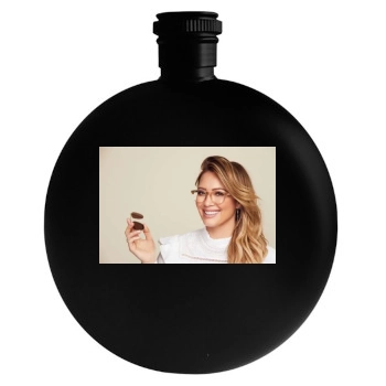 Hilary Duff Round Flask