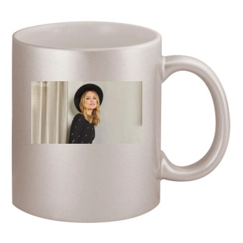 Olivia Wilde 11oz Metallic Silver Mug