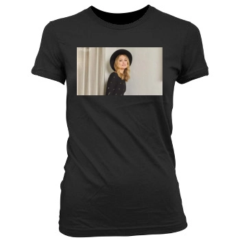 Olivia Wilde Women's Junior Cut Crewneck T-Shirt