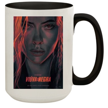 Scarlett Johansson 15oz Colored Inner & Handle Mug