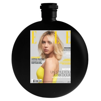 Scarlett Johansson Round Flask