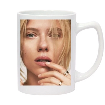 Scarlett Johansson 14oz White Statesman Mug