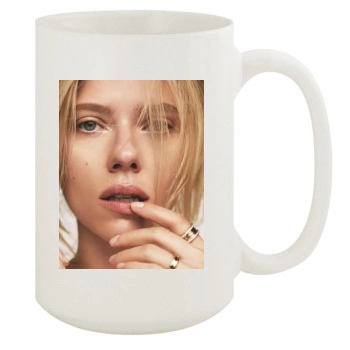 Scarlett Johansson 15oz White Mug