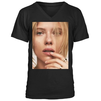 Scarlett Johansson Men's V-Neck T-Shirt