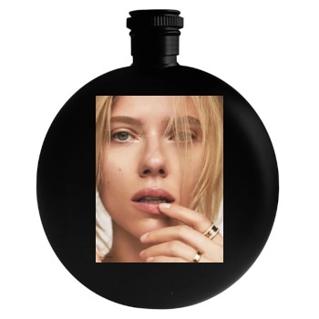 Scarlett Johansson Round Flask