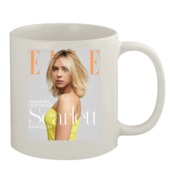 Scarlett Johansson 11oz White Mug