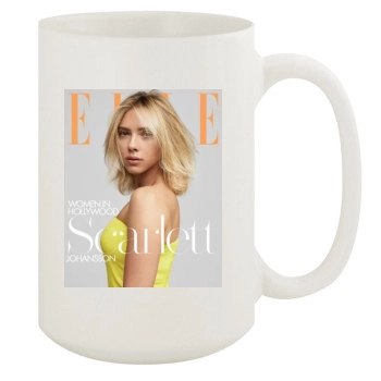 Scarlett Johansson 15oz White Mug