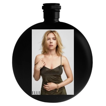 Scarlett Johansson Round Flask